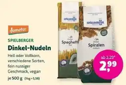 Biomarkt Spielberger Dinkel-Nudeln Angebot