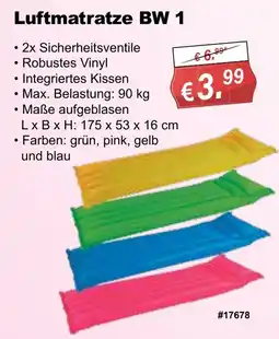Stabilo Fachmarkt Luftmatratze BW 1 Angebot