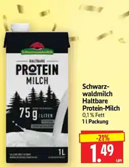 Edeka Herkules Schwarzwaldmilch Haltbare Protein-Milch Angebot