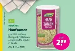 Biomarkt DENNREE Hanfsamen Angebot