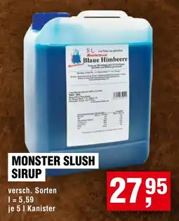 EDEKA Foodservice Monster Slush Sirup Angebot