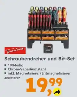 Globus Baumarkt TrendLine Schraubendreher und Bit-Set Angebot