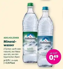 Biomarkt Adelholzener Mineralwasser Angebot