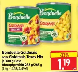 Edeka Herkules Bonduelle Goldmais Angebot
