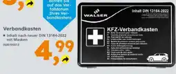 Globus Baumarkt WALSER KFZ-Verbandkasten Angebot