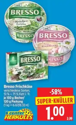 Edeka Herkules Bresso Frischkäse Angebot