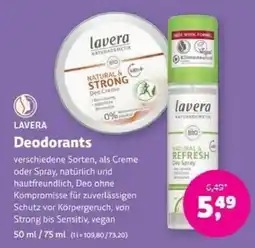Biomarkt lavera Deodorants Angebot