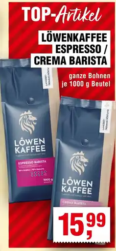 EDEKA Foodservice LÖWENKAFFEE ESPRESSO / CREMA BARISTA Angebot