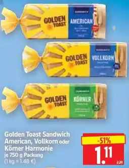Edeka Herkules Golden Toast Sandwich Angebot