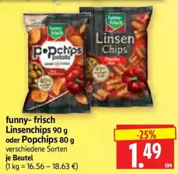 Edeka Herkules funny-frisch Linsen Chips Angebot