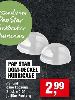 EDEKA Foodservice PAP STAR DOM-DECKEL HURRICANE Angebot