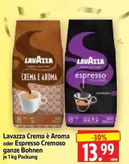 Edeka Herkules Lavazza Crema è Aroma oder Espresso Cremoso Angebot