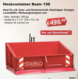 Stabilo Fachmarkt Heckcontainer Basic 150 STABILO Angebot