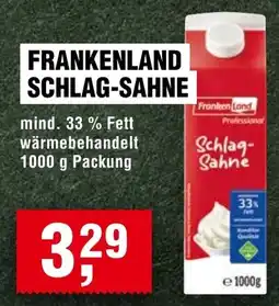 EDEKA Foodservice Frankenland Schlag-Sahne Angebot