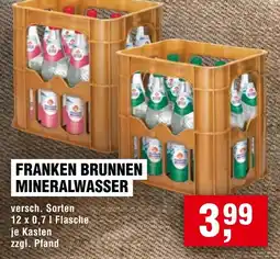 EDEKA Foodservice FRANKEN BRUNNEN MINERALWASSER Angebot