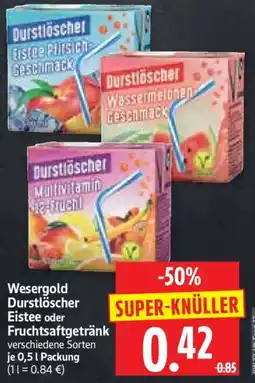 Edeka Herkules Wesergold Durstlöscher Angebot