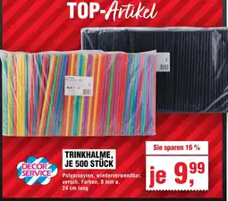 EDEKA Foodservice TRINKHALME, DECOR SERVICE Angebot