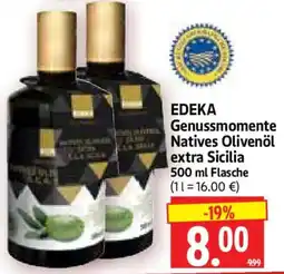 Edeka Herkules EDEKA Genussmomente Natives Olivenöl extra Sicilia Angebot