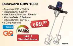 Stabilo Fachmarkt Rührwerk GRW 1800 Angebot
