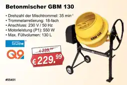 Stabilo Fachmarkt Betonmischer GBM 130 GÜde Angebot