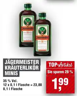 EDEKA Foodservice Jägermeister Kräuterlikör Minis Angebot