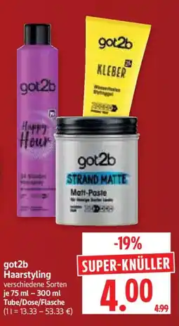 Edeka Herkules got2b Haarstyling Angebot