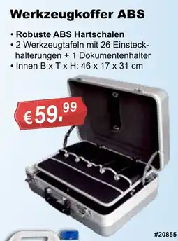 Stabilo Fachmarkt Werkzeugkoffer ABS Angebot