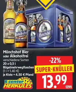 Edeka Herkules Mönchshof Bier Angebot