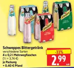 Edeka Herkules Schweppes Bittergetränk Angebot