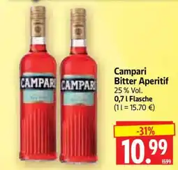 Edeka Herkules Campari Bitter Aperitif Angebot