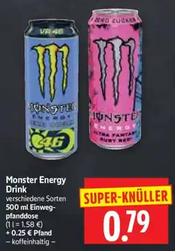 Edeka Herkules Monster Energy Drink Angebot