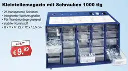 Stabilo Fachmarkt Kleinteilemagazin mit Schrauben Angebot