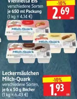 Edeka Herkules Leckermäulchen Milch-Quark Angebot