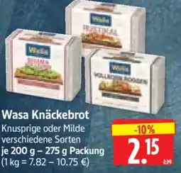 Edeka Herkules Wasa Knäckebrot Angebot