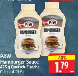 Edeka Herkules P&W Hamburger Sauce Angebot
