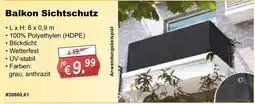 Stabilo Fachmarkt Balkon Sichtschutz Angebot