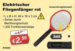 Stabilo Fachmarkt Elektrischer Fliegenfänger rot Angebot