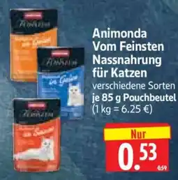 Edeka Herkules Animonda Nassnahrung für Katzen Angebot