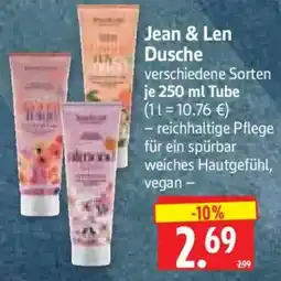 Edeka Herkules Jean & Len Dusche Angebot