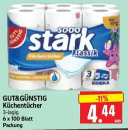 Edeka Herkules SOOO stark Küchentücher Angebot