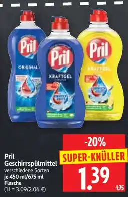 Edeka Herkules Pril Geschirrspülmittel Angebot