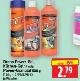 Edeka Herkules Drano Power-Gel Angebot