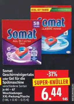 Edeka Herkules Somat Geschirrreinigertabs Angebot