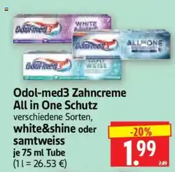 Edeka Herkules Odol-med3 Zahncreme Angebot
