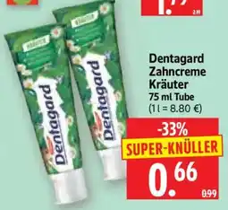 Edeka Herkules Dentagard Zahncreme Kräuter Angebot