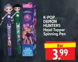 Edeka Herkules K-POP DEMON HUNTERS Head Topper Spinning Pen Angebot