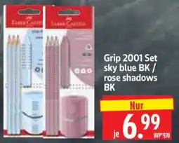 Edeka Herkules Grip 2001 Set sky blue BK / rose shadows BK Angebot