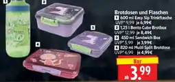 Edeka Herkules Brotboxen und Flaschen Angebot