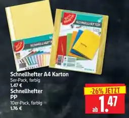 Edeka Herkules Schnellhefter A4 Karton Angebot