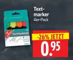 Edeka Herkules Text-marker 4er-Pack Angebot